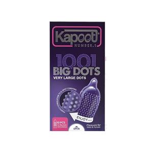 کاندوم کاپوت مدل BIG DOTS بسته 10 عددی 