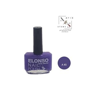 لاک ناخن الونسو شماره a 45