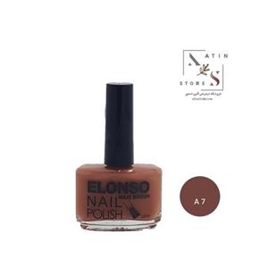 لاک ناخن الونسو شماره a 7