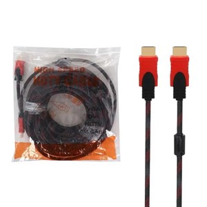 کابل 15 متری High Speed HDMI رنگ مشکی قرمز کد 30562