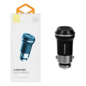 شارژر فندکی دو پورت Mcdodo مدل CC-5351 رنگ مشکی کد 30554