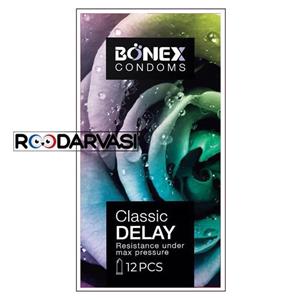 کاندوم بونکس مدل Classic Delay بسته 12 عددی