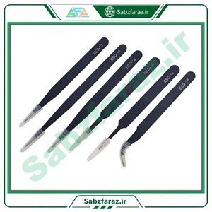 ست پنس ۶ تایی آنتی استاتیک ESD مدل ESD-10 تا ESD-15