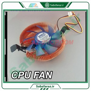 فن و هیت سینک CPU AMD با پره‌های مسی و انتقال حرارت بالا