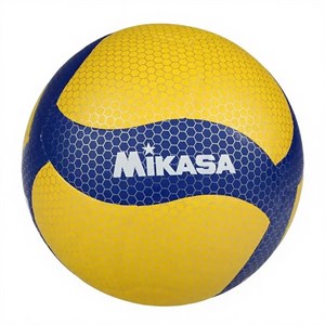 توپ والیبال چرم mikasa زنبوری مدل v300w اورجینال سایز 5