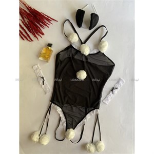 بادی فاق باز رنگ مشکی برند هارنی کد 9048