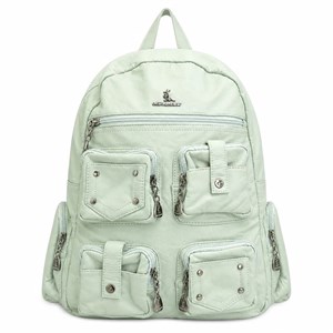 کوله پشتی چرم شسته KANGAROO وارداتی کد WB0149