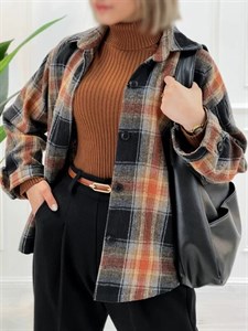 شکت پاییزی چهارخونه زنانه هستی
