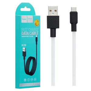 کابل میکرو USB فیبر کربن هوکو مدل X29 به طول 1 متر 