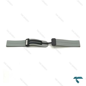 بند رابر ساعت مچی امگا سواچ طوسی Strap-7853-U