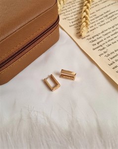 گوشواره مستطیلی مینیمال ژوپینگ