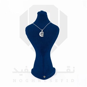 پلاک نقره طرح ماه