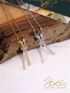 گردنبند زنانه طرح طلا مدل آرسا کد N3135 