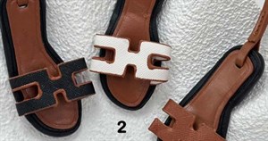 چارم بگ زنانه طرح صندل هرمس Hermes-8447-L
