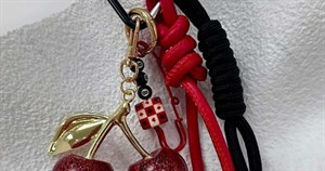 چارم بگ کوچ گیلاس قرمز مشکی Coach-8437-L