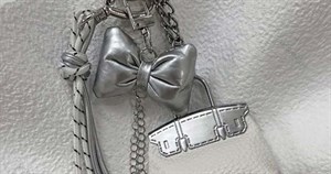 چارم بگ هرمس سفید سیلور Hermes-8446-L