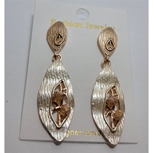 گوشواره میناکاری طرح برگ