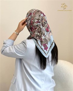 مینی اسکارف توییل ابریشم در رنگبندی