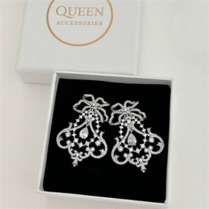 گوشواره زنانه طرح جواهر تینا کد 982