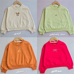 بلوز کراپ دخترانه سرخابی سایز 65