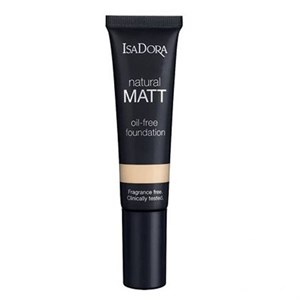 کرم پودر مات و بدون چربی ایزادورا مدل Natural Matt مناسب برای انواع پوست حجم 35 میلی لیتر
