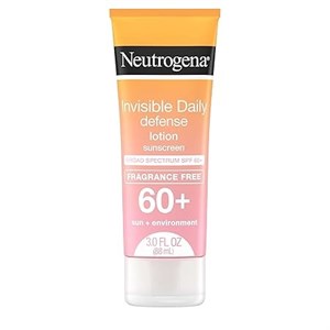 کرم ضد آفتاب نوتروژینا Invisible Daily Defense SPF 60 مناسب برای انواع پوست حجم 88 میلی لیتر