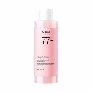 تونر هلو روشن‌کننده آنوا مدل Peach 77 Niacin Essence Toner مناسب انواع پوست حجم 250 میلی لیتر