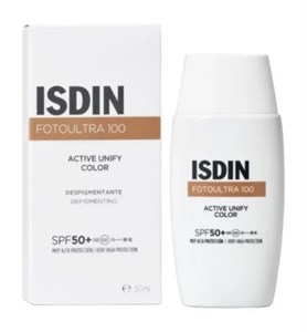 ضد آفتاب اکتیو یونیفای رنگی ایزدین SPF50 FotoUltra 100 Active Unify Color حجم50میلی لیتر مناسب انواع پوست