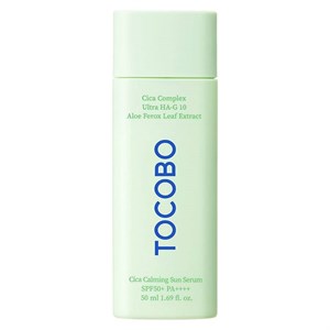 سرم ضد آفتاب آبرسان سیکا کالمینگ SPF50 توکوبو TOCOBO Cica Calming Sun Serum مناسب انواع پوست حجم 50 میلی لیتر