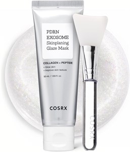 ماسک روشن کننده و آبرسان پیل آف PDRN و اگزوزوم کوزارکس COSRX PDRN EXOSOME Skinplaning Glaze Mask مناسب انواع پوست حجم 50 میلی لیتر