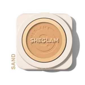 پنکیک شیگلم مدل SKIN FOCUS رنگ SAND وزن 11 گرم SHEGLAM SKIN FOCUS HIGH COVERAGE POWDER FOUNDATION