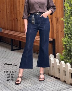 شلوار فلر واید کات جین لونا