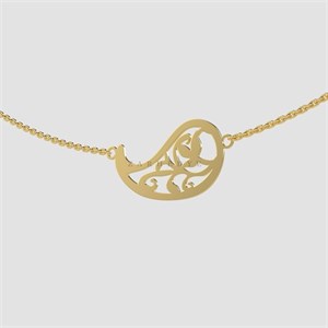 آویز طلا اسلیمی کد 06 
