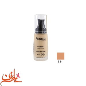 کرم پودر شیشه ای روستیکا شماره 321 مدل sensitive حجم 35 میل