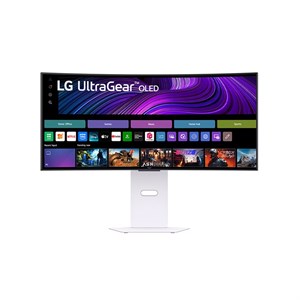 مانیتور گیمینگ هوشمند خمیده ال جی مدل 34GX90SA-W سایز 34 اینچ