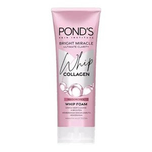 فوم شستشوی صورت پوندز Bright Miracle Whip Collagen – کلاژن