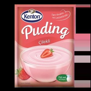 پودینگ توت فرنگی کنتون 100گرم