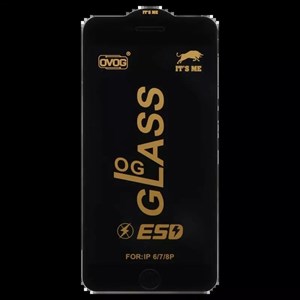 محافظ صفحه نمایش شیشه ای گوشی موبایل مدل Full Cover OG ESD OVOG مناسب Apple iphone 6 Plus / 6S Plus / 7 Plus / 8 Plus