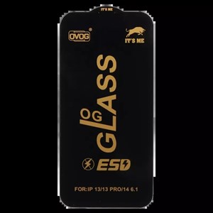 محافظ صفحه نمایش شیشه ای گوشی موبایل مدل Full Cover OG ESD OVOG مناسب Apple iPhone 13 / iPhone 13 Pro / iPhone 14 / 16e