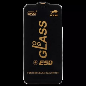 محافظ صفحه نمایش شیشه ای گوشی موبایل مدل Full Cover OG ESD OVOG مناسب Xiaomi Redmi Note 8 / Redmi 8 / Redmi 8A