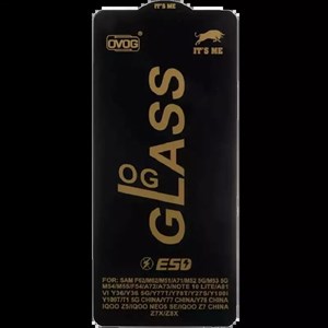 محافظ صفحه نمایش شیشه ای گوشی موبایل مدل Full Cover OG ESD OVOG مناسب Samsung A71 / A72 / A73 / M51 / M52 / M53 / M54 / M62 / Note 12 Pro 5G / Note 12 Pro Plus / Poco X5 Pro / Poco F5
