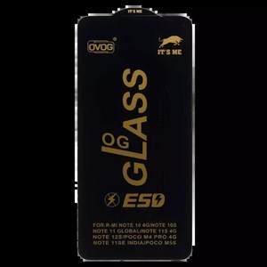 محافظ صفحه نمایش شیشه ای گوشی موبایل مدل Full Cover OG ESD OVOG مناسب Xiaomi Redmi Note 12S / Redmi Note 11 4G / Redmi Note 11S / Redmi Note 10 4G / Redmi Note 10S / Poco M5S / Poco M4 Pro 4G