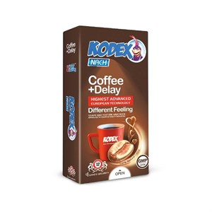 کاندوم تاخیری کدکس مدل کافی Coffee بسته 12 عددی