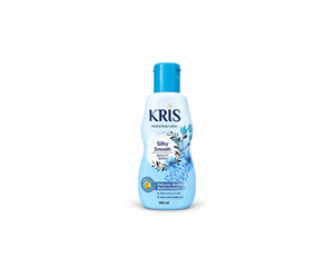 لوسیون دست و بدن کریس KRIS مدل Silky Smooth حاوی کره باباسو و مولتی‌ ویتامین Babassu Butter and Multivitamin حجم ۱۰۰ میلی‌ لیتر