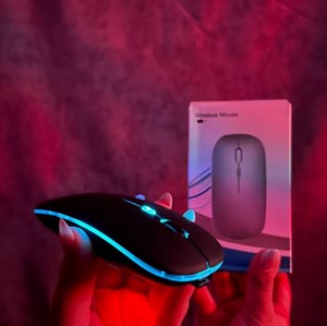موس بی سیم دو حالته شارژی WREANU 2.4GHz RGB