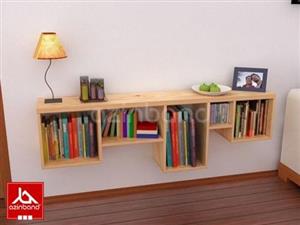 کتابخانه چوبی دیواری