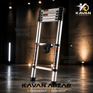 نردبان تلسکوپی 5 8 متری یک طرفه برند راویکس مدل RX-ATS580