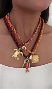پک ۴ عددی گردنبند چارم دار