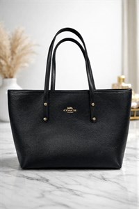 کیف زنانه توت بگ برند کوچ مشکی Coach Tote Bag کلاسیک کد 140