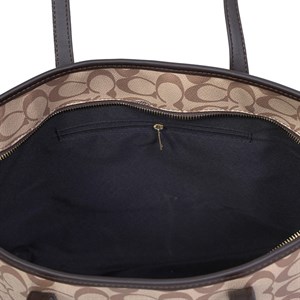 کیف زنانه توت بگ برند کوچ Coach Tote Bag روزمره طوسی شیک جادار کد 142